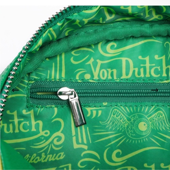 Von Dutch Green and Yellow Satchel/ Bowling Bag - Picture 7 of 8